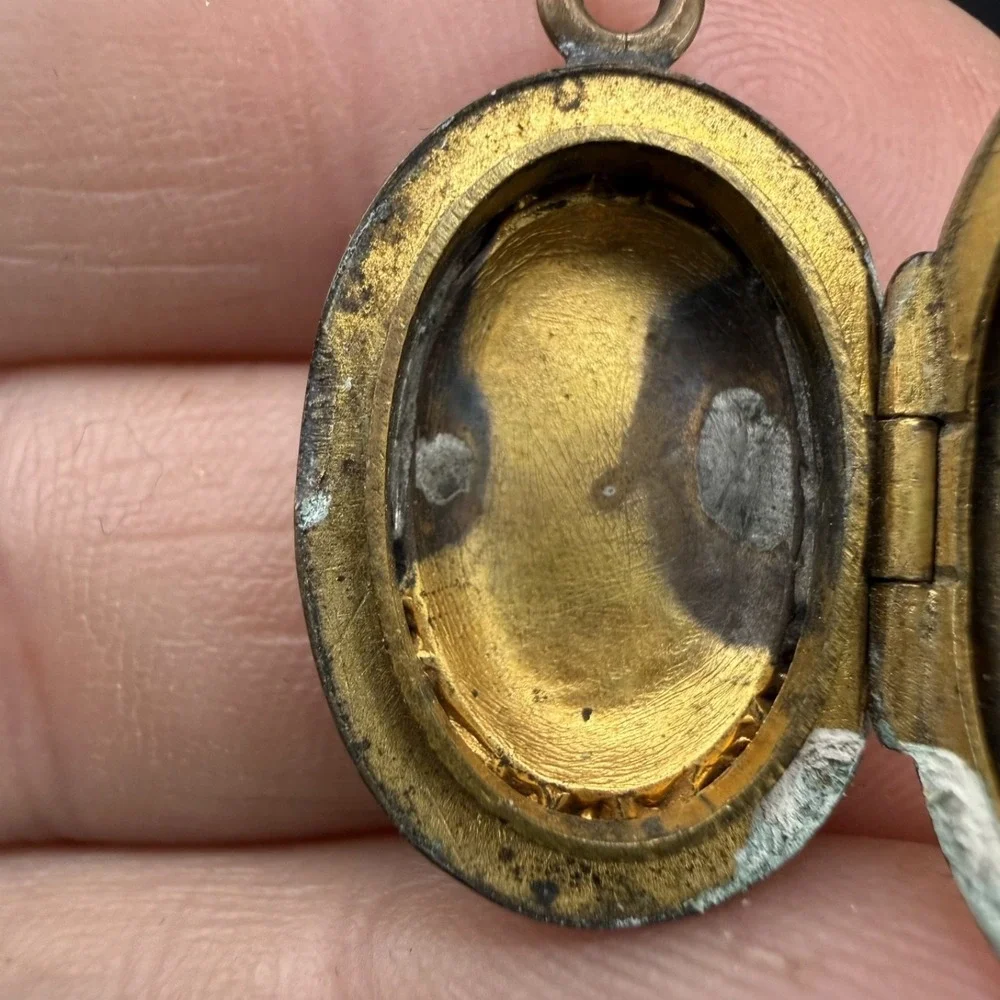Pocket Watch Chain Fancy Locket NEEDS CLEANED‎ UP